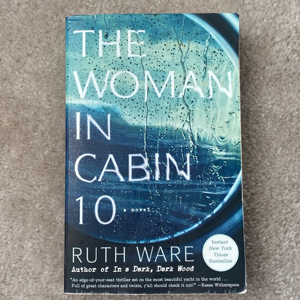 “The Woman in Cabin 10” novel by Ruth Ware